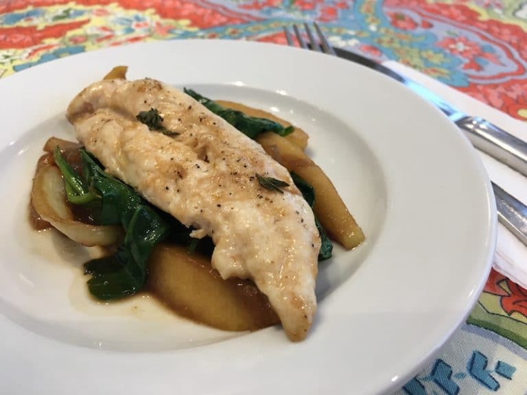Recipe of the Week #16: Apple Glazed Chicken with Spinach